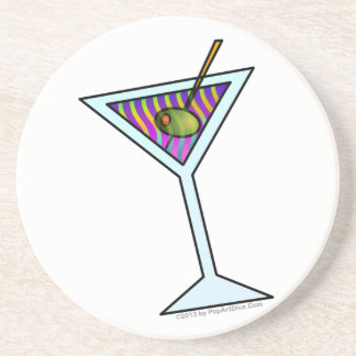 MARTINI SANDSTONE COASTERS