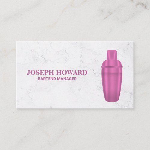 Martini Shaker Business Card