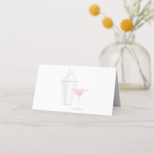 Martini Shaker Place Card