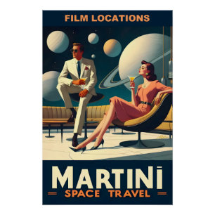 Martini Space Travel Posters Film Locations