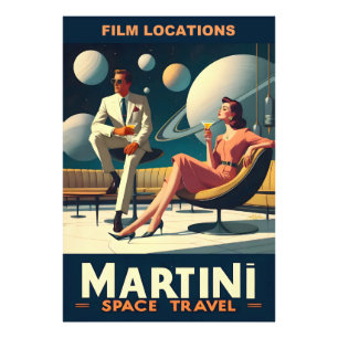 Martini Space Travel Posters Film Locations