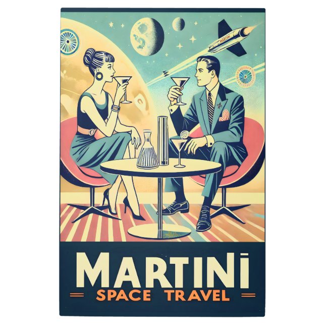Martini Space Travel Posters Flight Crew (Front)