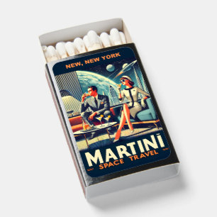 Martini Space Travel Posters New, New York Matchboxes