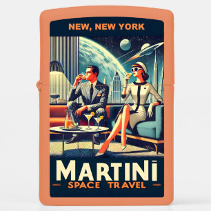 Martini Space Travel Posters New, New York Zippo Lighter