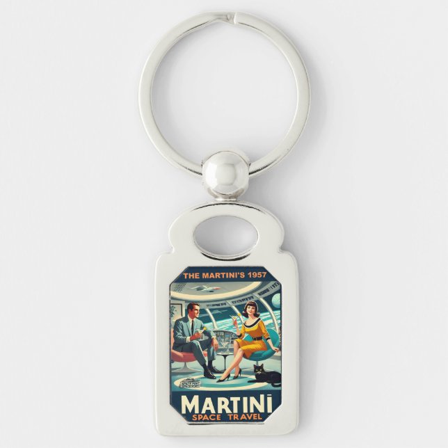 Martini Space Travel Posters The Martini's 1957 Keychain (Front)