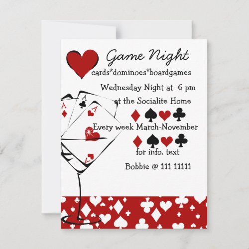 Martini Suit Invitation