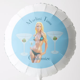 Martini time Bikini Babe Thunder_Cove Balloon