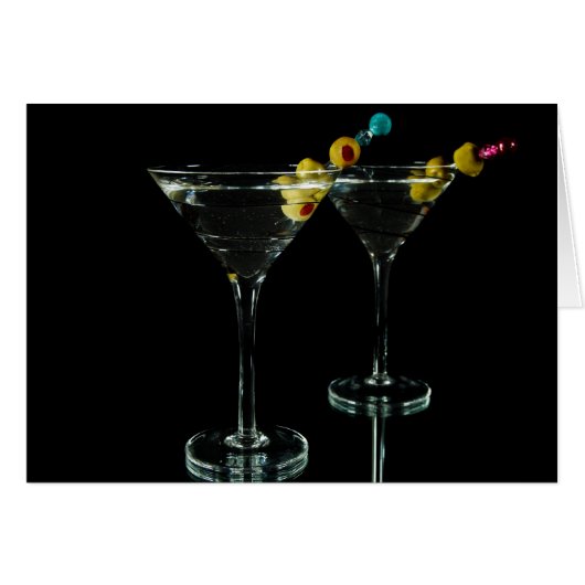 Martini Time Cards (Front Horizontal)