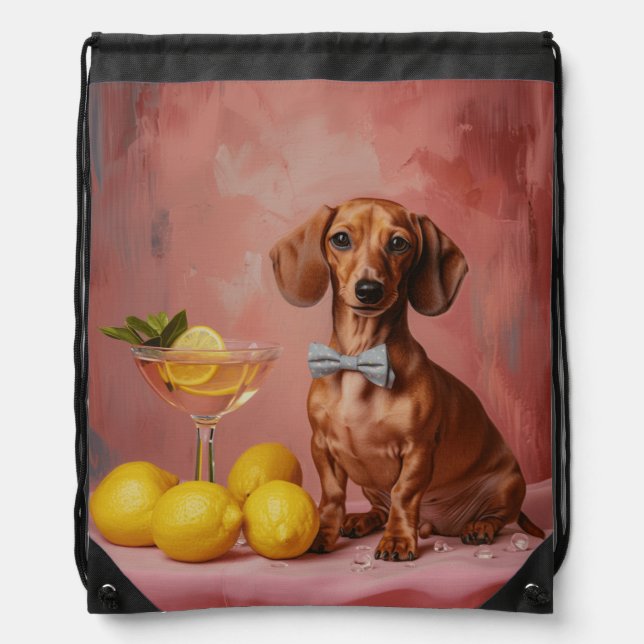 Martini Time 🍸 Drawstring Bag (Front)