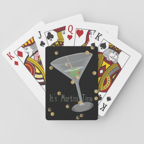Martini Time Playing Cards