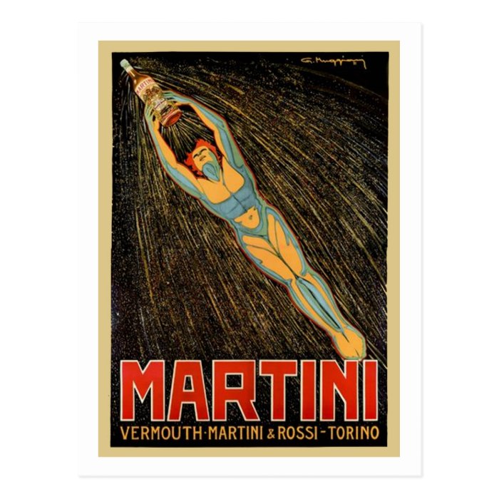 Martini Vermouth Postcards