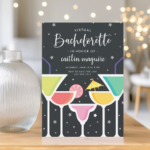 Martini Virtual Bachelorette Party Invitation