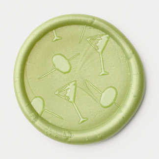 Martini Wax Seal Stickers