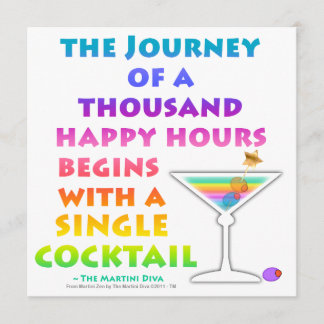 MARTINI ZEN - Happy Hour Invitation