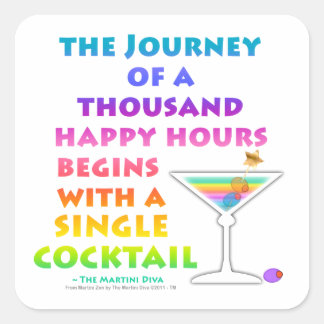 MARTINI ZEN - Happy Hour Journey Sticker