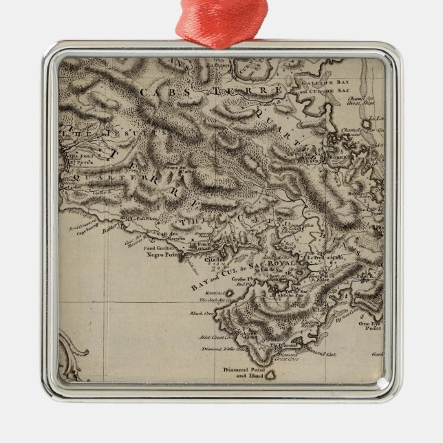 Martinico 2 metal ornament (Front)