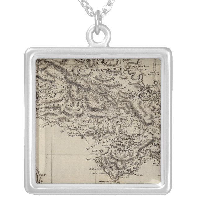 Martinico 2 silver plated necklace (Front)