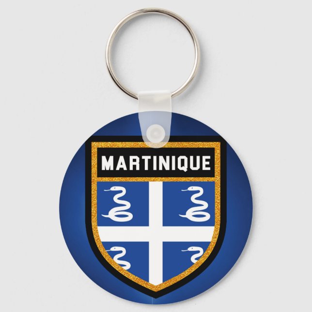 Martinique Flag Keychain (Front)