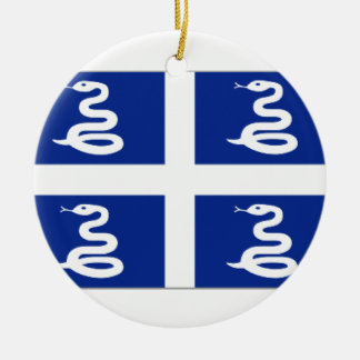 Martinique (France) Flag Ceramic Ornament