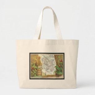 Martinique -The Island Map Large Tote Bag