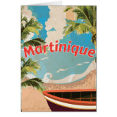 Martinique Vintage vacation Poster (Front)