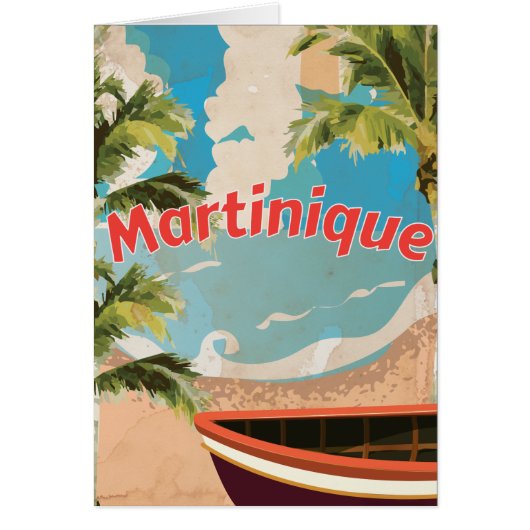 Martinique Vintage vacation Poster (Front)
