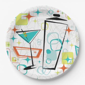Martinis A Go-Go! Paper Plates