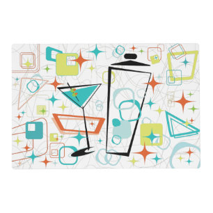 Martinis A Go-Go Placemats