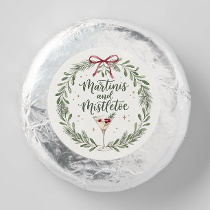 Martinis and Mistletoe Holiday Party Dipped Oreo Cookie Favors
