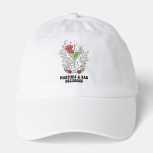Martinis & Bad Decisions Devil Cocktail Funny Hat