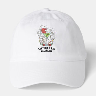 Martinis & Bad Decisions Devil Cocktail Funny Hat
