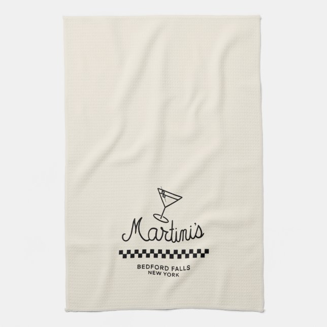 Martini's Kitchen Towel (Vertical)