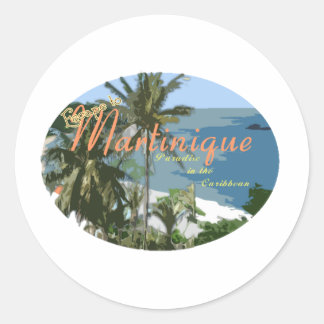Martinque Classic Round Sticker