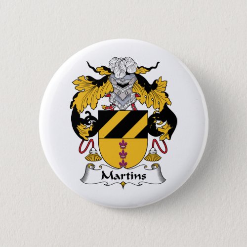 Martins Family Crest Button