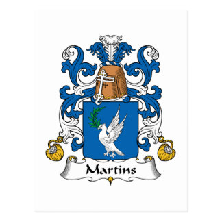 Martin Family Crest Postcards | Zazzle