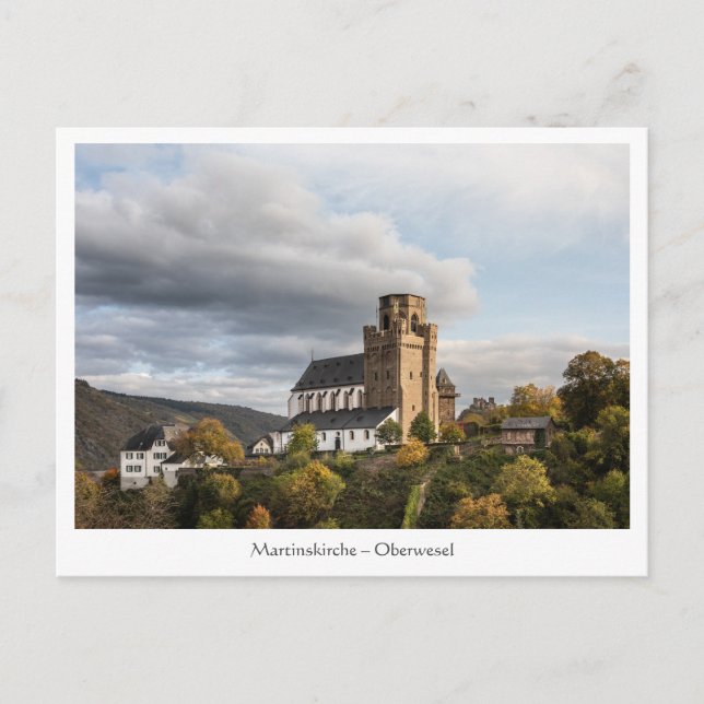Martinskirche Oberwesel Postcard (Front)