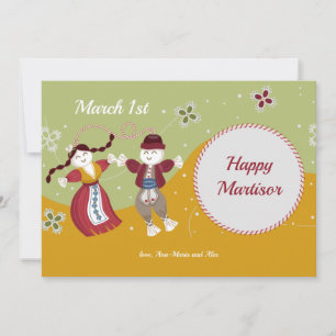 Martisor Dolls Greeting Card