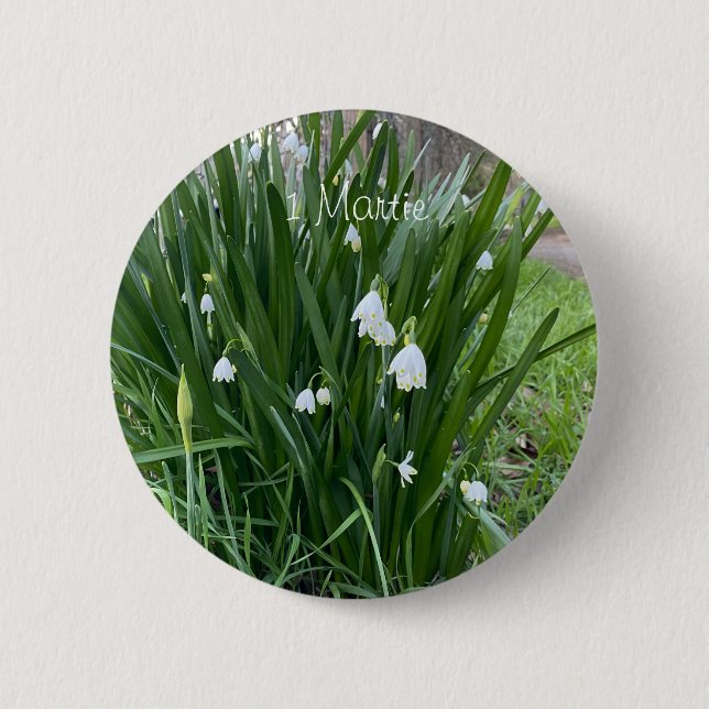 Mărțișor - Ghiocei Button (Front)