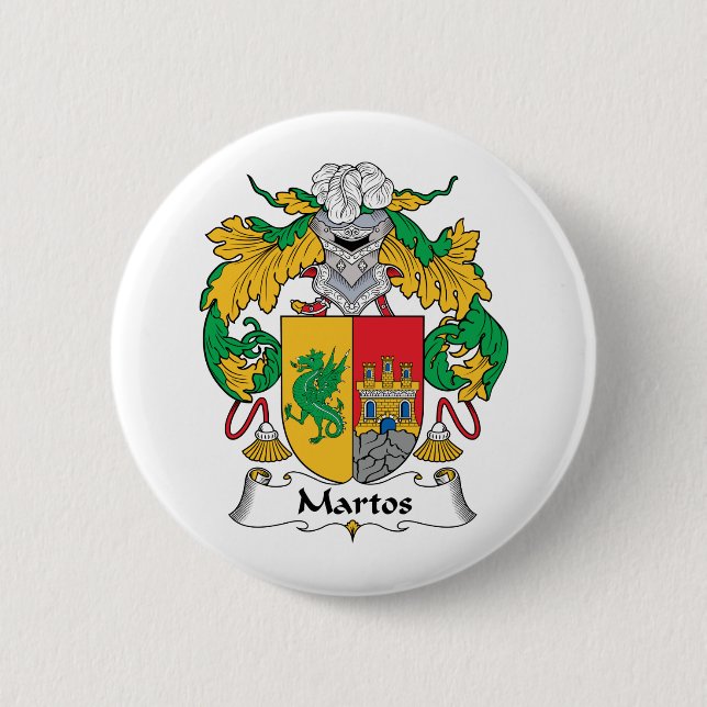 Martos Family Crest Button (Front)