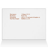Martrdom of Saint James Cards (Inside Horizontal (Top))