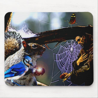 Marty and Saint Francis Mouse Pad