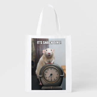 Marty Mouse "It's Snack Time" Reusable Bag