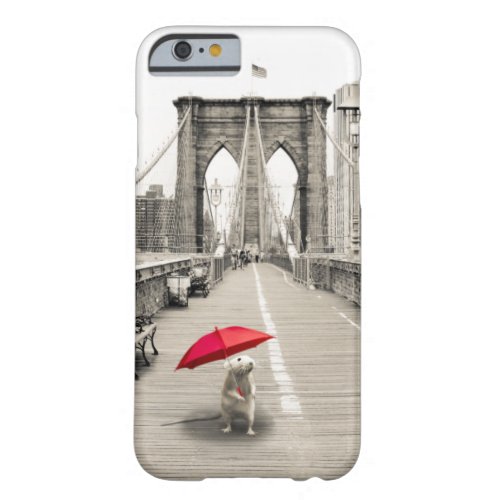 Marty Mouse on the Brooklyn Bridge iPhone 6 Case