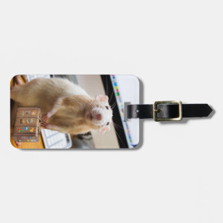 Marty Mouse Ready for Travel!  (luggage tag) Luggage Tag