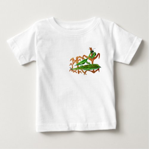 Marty the Praying Mantis Baby T_Shirt