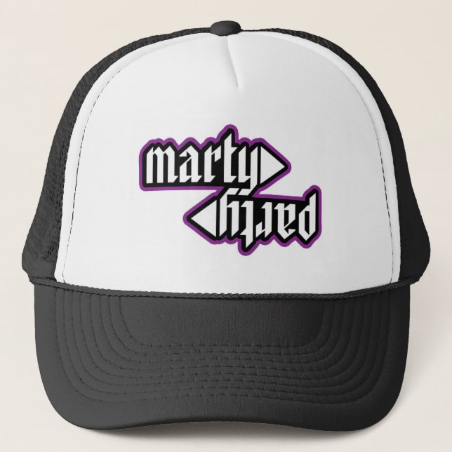MartyParty 2012 Logo Trucker Cap (Front)