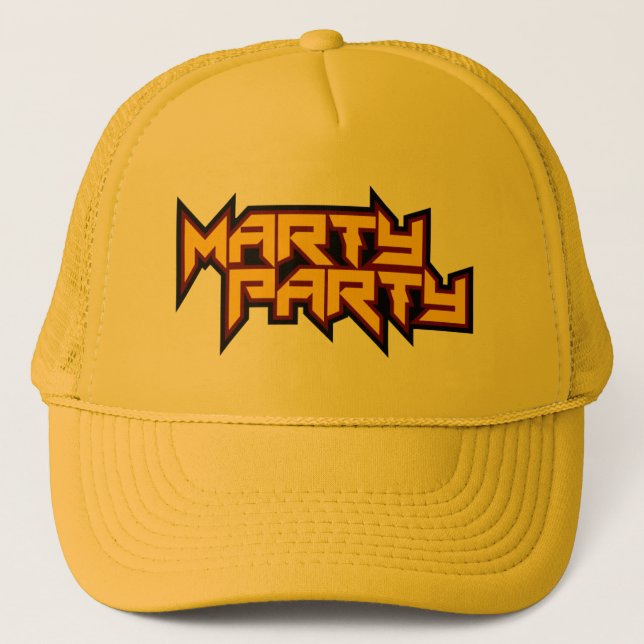 MARTyPARTy Yellow Trucker Cap 3 (Front)