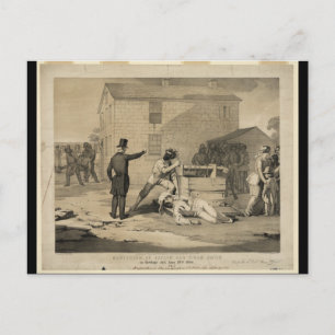 Martyrdom of Joseph & Hiram Smith in Carthage Jail Postcard