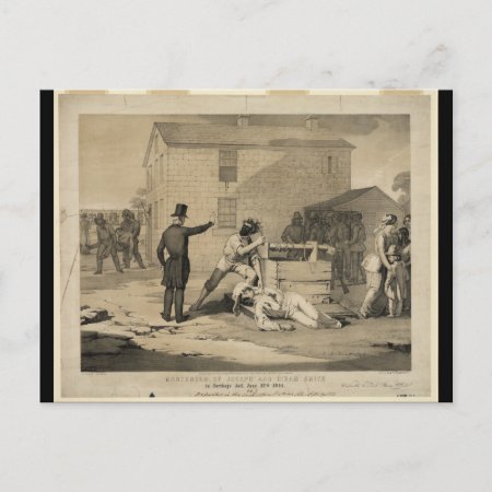 Martyrdom Of Joseph & Hiram Smith In Carthage Jail Postcard