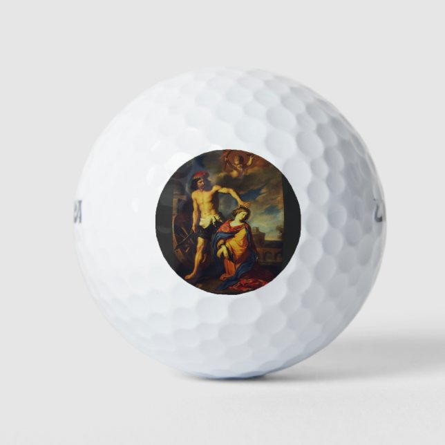 Martyrdom of Saint Catherine Golf Balls (Front)